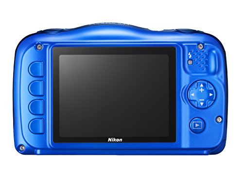 Nikon COOLPIX S33 Waterproof Digital Camera (Blue) (Discontinued by Manufacturer)