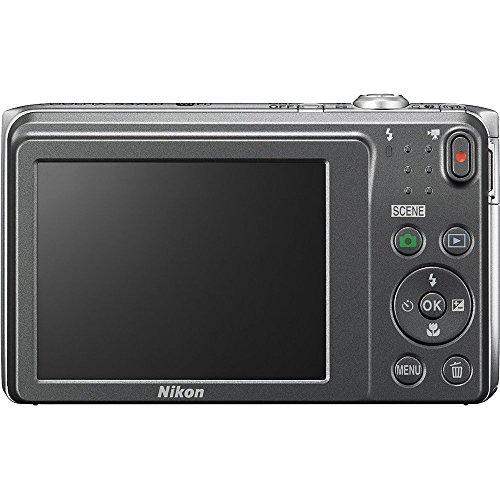 Nikon COOLPIX S3700 20.1 MP Wi-Fi Digital Camera with 8X Optical Zoom and 720P Video (Silver)