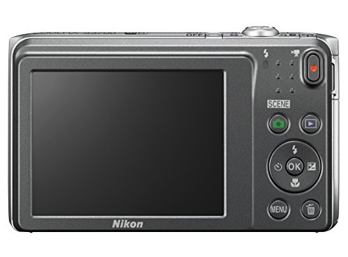 Nikon COOLPIX S3700 Digital Camera with 8x Optical Zoom and Built-In Wi-Fi (Silver)