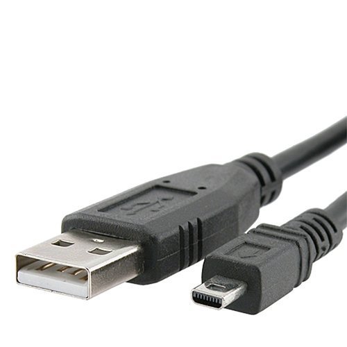 Nikon Coolpix L32 Digital Camera USB Cable 5' USB Data cable - (8 Pin) - Replacement by General Brand