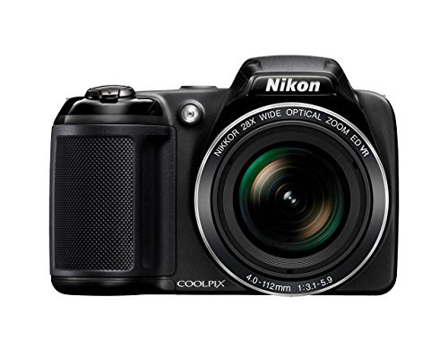 Nikon Coolpix L340 20.2 MP Digital Camera with 28x Optical Zoom and 3.0-Inch LCD (Black)