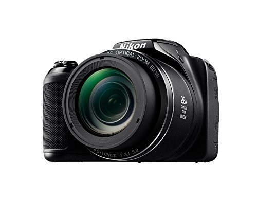 Nikon Coolpix L340 20.2 MP Digital Camera with 28x Optical Zoom and 3.0-Inch LCD (Black)