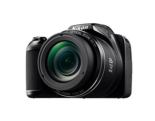 Nikon Coolpix L340 20.2 MP Digital Camera with 28x Optical Zoom and 3.0-Inch LCD (Black) (Certified Refurbished)