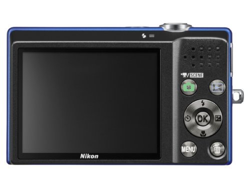 Nikon Coolpix S570 12MP Digital Camera with 5x Wide Angle Electronic Vibration Reduction (VR) Zoom and 2.7-Inch LCD (Blue)