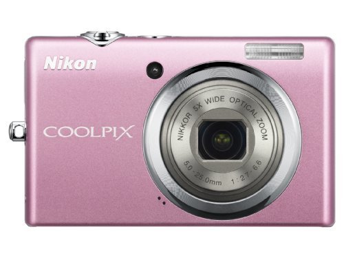 Nikon Coolpix S570 12MP Digital Camera with 5x Wide Angle Optical Vibration Reduction (VR) Zoom and 2.7-Inch LCD (Pink)