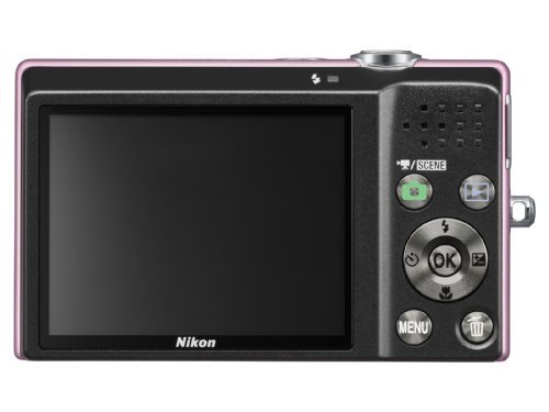 Nikon Coolpix S570 12MP Digital Camera with 5x Wide Angle Optical Vibration Reduction (VR) Zoom and 2.7-Inch LCD (Pink)