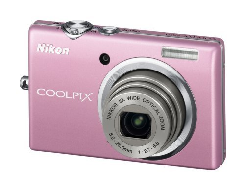 Nikon Coolpix S570 12MP Digital Camera with 5x Wide Angle Optical Vibration Reduction (VR) Zoom and 2.7-Inch LCD (Pink)