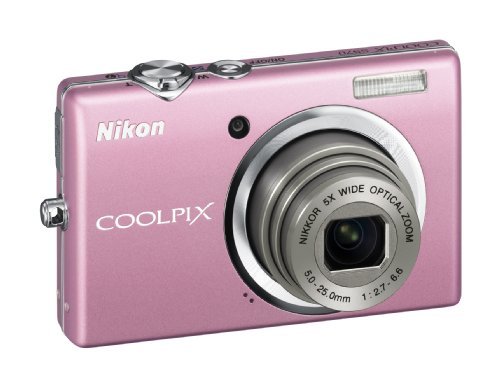 Nikon Coolpix S570 12MP Digital Camera with 5x Wide Angle Optical Vibration Reduction (VR) Zoom and 2.7-Inch LCD (Pink)