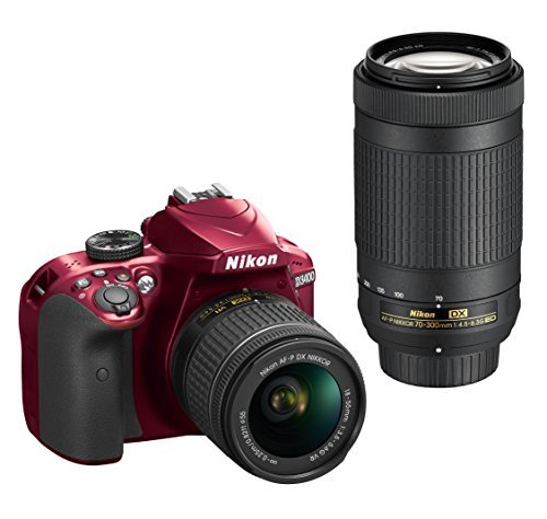 Nikon D3400 w/ AF-P DX NIKKOR 18-55mm f/3.5-5.6G VR & AF-P DX NIKKOR 70-300mm f/4.5-6.3G ED (Red)