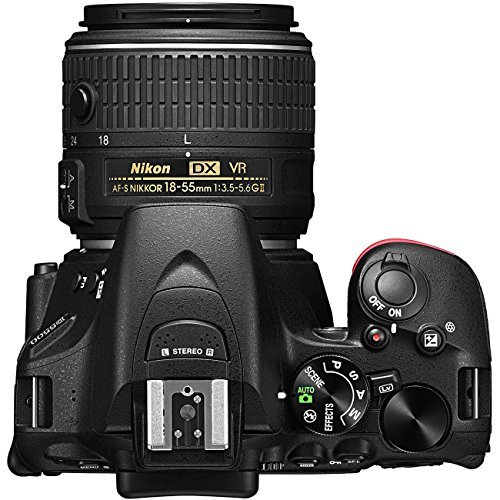 Nikon D5500 24.2 MP DSLR Camera With 3.2-Inch LCD 18-55 mm VR DX Lens (Black)(Certified Refurbished)