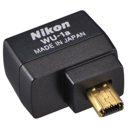 Nikon WU-1a Wireless Mobile Adapter 27081 for Nikon Df, Nikon 1 S2, COOLPIX P530, D3300, COOLPIX P7800, COOLPIX P330, COOLPIX A, D7100, COOLPIX P520, D5200, D3200 Base