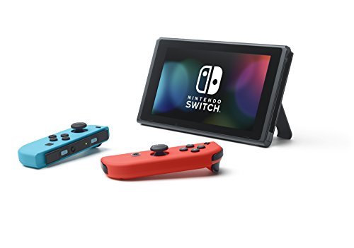 Nintendo Switch with Neon Blue and Neon Red Joy-Con 