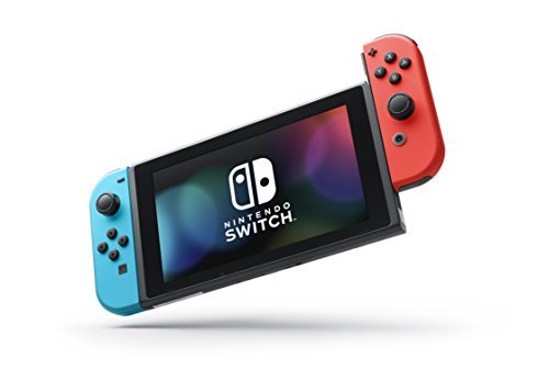 Nintendo Switch with Neon Blue and Neon Red Joy-Con 