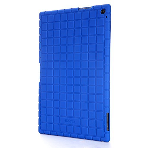 Nokia Lumia 2520 Case - Poetic Nokia Lumia 2520 Case [GraphGRIP Series] - [Lightweight] [GRIP] Protective Silicone Case for Nokia Lumia 2520 10.1 Inch Window RT Tablet Blue (3 Year Manufacturer Warranty From Poetic)