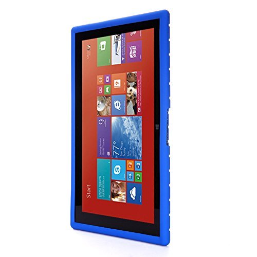 Nokia Lumia 2520 Case - Poetic Nokia Lumia 2520 Case [GraphGRIP Series] - [Lightweight] [GRIP] Protective Silicone Case for Nokia Lumia 2520 10.1 Inch Window RT Tablet Blue (3 Year Manufacturer Warranty From Poetic)