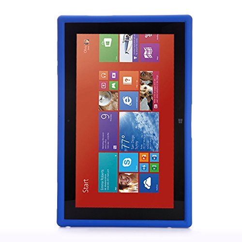 Nokia Lumia 2520 Case - Poetic Nokia Lumia 2520 Case [GraphGRIP Series] - [Lightweight] [GRIP] Protective Silicone Case for Nokia Lumia 2520 10.1 Inch Window RT Tablet Blue (3 Year Manufacturer Warranty From Poetic)