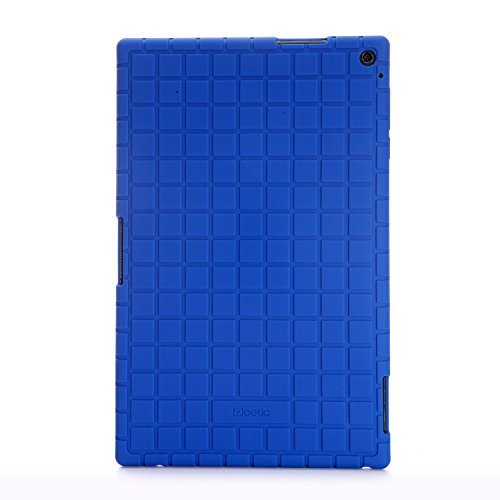 Nokia Lumia 2520 Case - Poetic Nokia Lumia 2520 Case [GraphGRIP Series] - [Lightweight] [GRIP] Protective Silicone Case for Nokia Lumia 2520 10.1 Inch Window RT Tablet Blue (3 Year Manufacturer Warranty From Poetic)