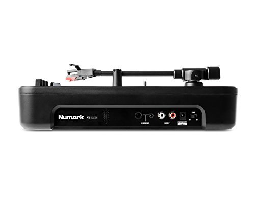 Numark PT01 Scratch | Portable Turntable with Built-In DJ Scratch Switch, Speaker, & Carrying Handle