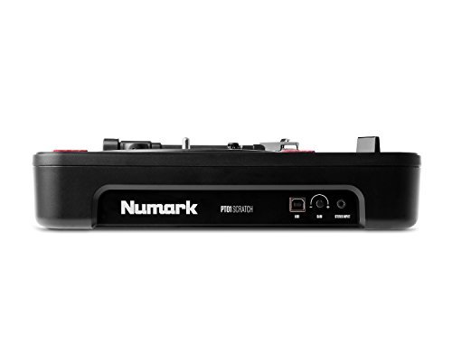 Numark PT01 Scratch | Portable Turntable with Built-In DJ Scratch Switch, Speaker, & Carrying Handle