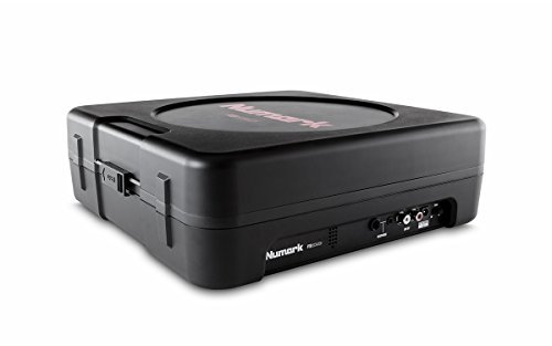 Numark PT01 Scratch | Portable Turntable with Built-In DJ Scratch Switch, Speaker, & Carrying Handle