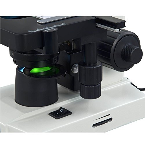 OMAX 40X-2500X Digital Lab Trinocular Compound LED Microscope with 5MP Digital Camera and Double Layer Mechanical Stage