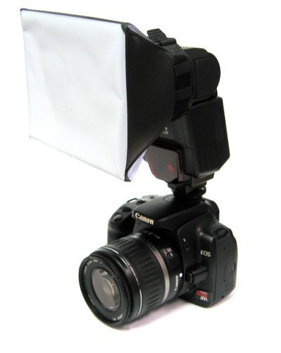 Opteka SB-1 Universal Studio Soft Box Flash Diffuser for Canon EOS, Nikon, Olympus, Pentax, Sony, Sigma, & Other External Flash Units