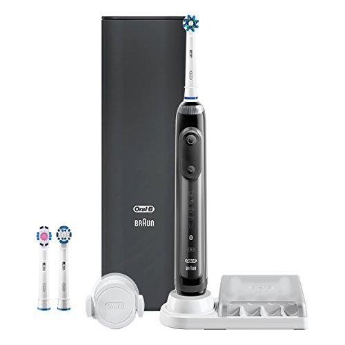 Oral-B Genius Pro 8000 Electronic Power Rechargeable Battery Electric Toothbrush with Bluetooth Connectivity Powered by Braun 