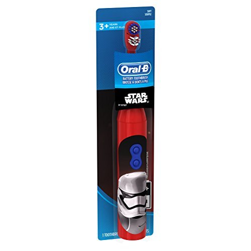 Oral-B Pro-Health Disney Star Wars Battery Power Electric Toothbrush for Kids, Characters/Color May Vary (for children age 3+) 