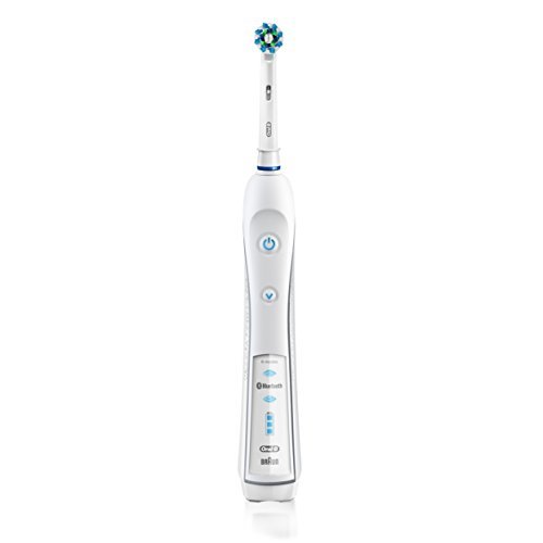 Oral-B WHITE 7000 SmartSeries Power Rechargeable Electric Toothbrush with Bluetooth Connectivity Powered by Braun 