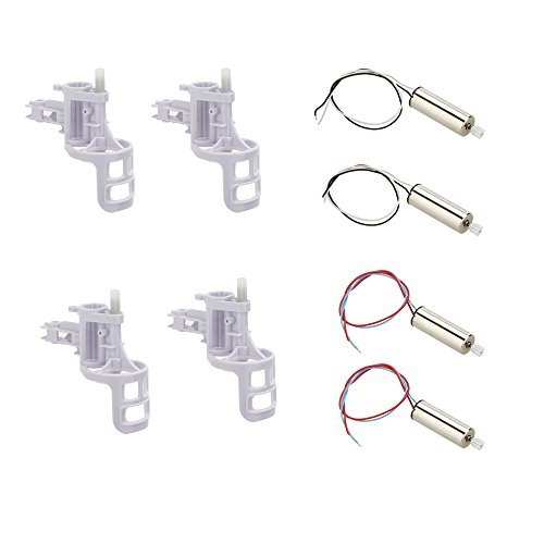 Original Syma Parts 2 Pairs Motor A B + 4pcs Motor Base Cover for SYMA X5C X5C-1 X5 RC Quadcopter