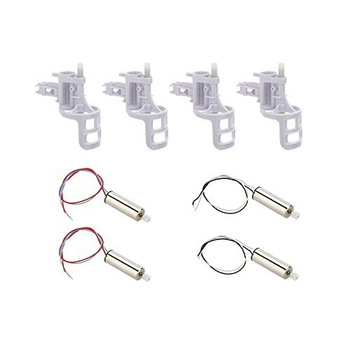 Original Syma Parts 2 Pairs Motor A B + 4pcs Motor Base Cover for SYMA X5C X5C-1 X5 RC Quadcopter