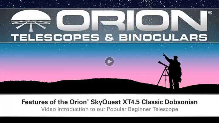 Orion 10014 SkyQuest XT4.5 Classic Dobsonian Telescope