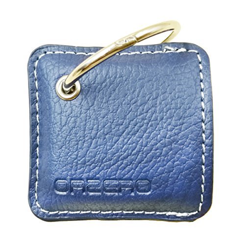 Orzero Cover and Key Chain For Tile Mate Finder Stylish Leather Case Protected From Scratch Wet Dust (Tile Finder Not Included) - Blue