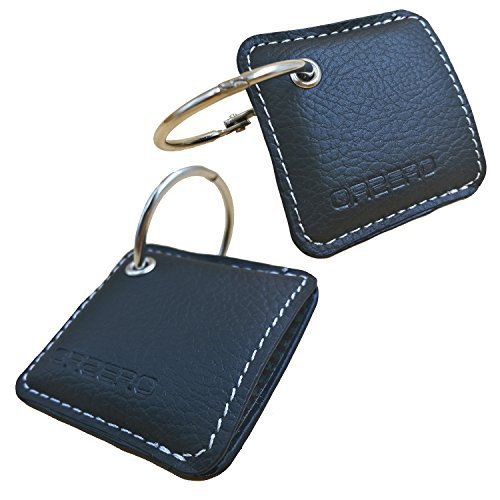 Orzero Perfect Fit Stylish Leather Case For Tile Mate [4 Colors to Pick] - Protect Finder From Scratch Wet Dust [Including Key Ring]