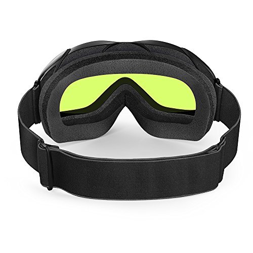 OutdoorMaster OTG Ski Goggles - Over Glasses Ski / Snowboard Goggles for Men, Women & Youth - 100% UV Protection