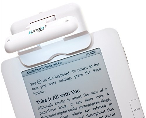 Ozeri Kandle LED Reading Light Designed for Books and Ereaders, White