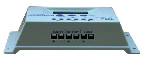 P30L LCD 30A PWM Solar Panel Regulator Charge Controller with Digital Display and User Adjustable Settings