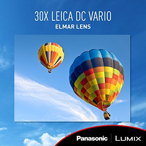 PANASONIC LUMIX 4K Point and Shoot Camera, 30X LEICA DC Vario-ELMAR Lens F3.3-6.4, 18 Megapixels, High Sensitivity Sensor, DMC-ZS60K (BLACK)