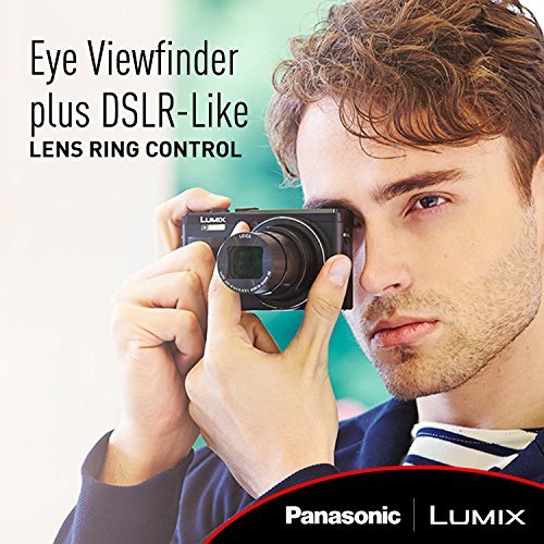 PANASONIC LUMIX 4K Point and Shoot Camera, 30X LEICA DC Vario-ELMAR Lens F3.3-6.4, 18 Megapixels, High Sensitivity Sensor, DMC-ZS60K (BLACK)