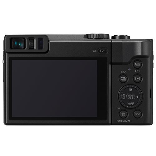 PANASONIC LUMIX DC-ZS70K, 20.3 Megapixel, 4K Digital Camera, Touch Enabled 3-inch 180 Degree Flip-front Display, 30X LEICA DC VARIO-ELMAR Lens, WiFi (Black)