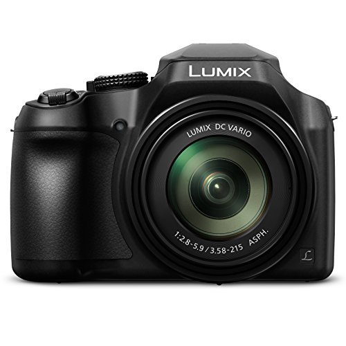 PANASONIC LUMIX FZ80 4K 60X Zoom Camera, 18.1 Megapixels, DC VARIO 20-1200mm Lens, F2.8-5.9, 4K 30p Video, Power O.I.S., WiFi – DC-FZ80K (USA BLACK)