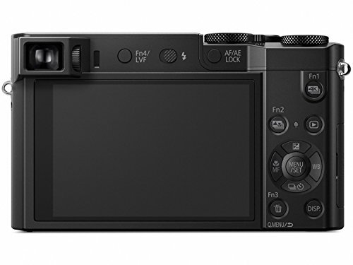 PANASONIC LUMIX ZS100 4K Point and Shoot Camera, 10X LEICA DC Vario-ELMARIT F2.8-5.9 Lens with Hybrid O.I.S., 20.1 Megapixels, 1 Inch High Sensitivity Sensor, 3 Inch LCD, DMC-ZS100K (USA BLACK)