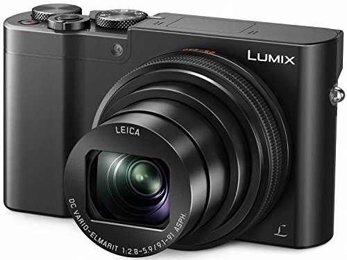 PANASONIC LUMIX ZS100 4K Point and Shoot Camera, 10X LEICA DC Vario-ELMARIT F2.8-5.9 Lens with Hybrid O.I.S., 20.1 Megapixels, 1 Inch High Sensitivity Sensor, 3 Inch LCD, DMC-ZS100K (USA BLACK)