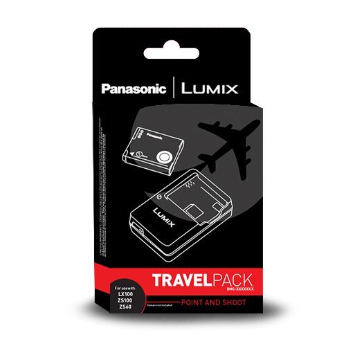 Panasonic DMW-ZSTRV Lumix Battery & External Charger Travel Pack, Black