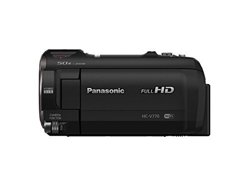 Panasonic HC-V770 HD Camcorder with Wireless Smartphone Twin Video Capture