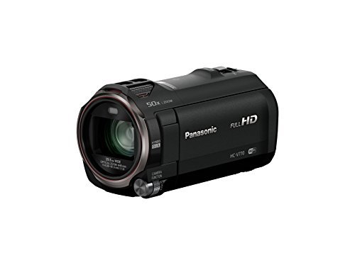 Panasonic HC-V770 HD Camcorder with Wireless Smartphone Twin Video Capture