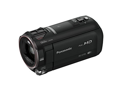 Panasonic HC-V770 HD Camcorder with Wireless Smartphone Twin Video Capture