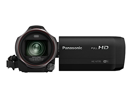 Panasonic HC-V770 HD Camcorder with Wireless Smartphone Twin Video Capture