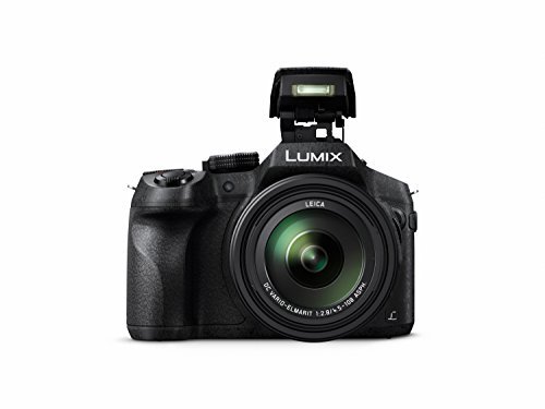 Panasonic LUMIX DMC-FZ300K 12.1 Megapixel, 1/2.3-inch Sensor, 4K Video, Splash & Dustproof Body, Leica DC Lens 24X F2.8 Zoom (Black)