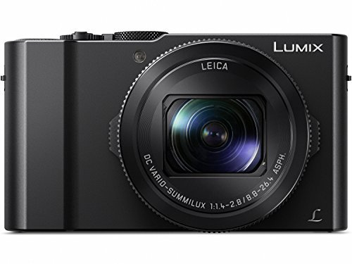 Panasonic LUMIX DMC-LX10K Camera, 20.1 Megapixel 1" Sensor, 3X 24-72mm F/1.4-2.8 LEICA DC Lens, Black